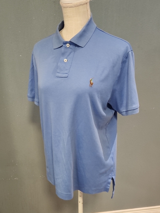 Polo Ralph Lauren Tops - Polo RalphLauren Pima Soft Touch Cotton High-lowHem Shirt Embroidery Pony Preppy